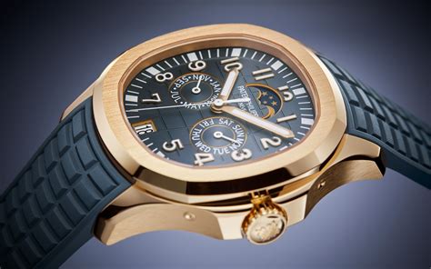 gold patek philippe aquanaut|patek philippe rose gold edition.